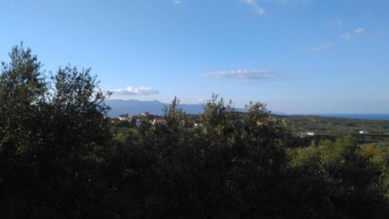 Kiparissos bei Maleme Kreta, Kiparissos: Grundstück auf einem Hügel mit Panoramablick zu verkaufen Grundstück kaufen